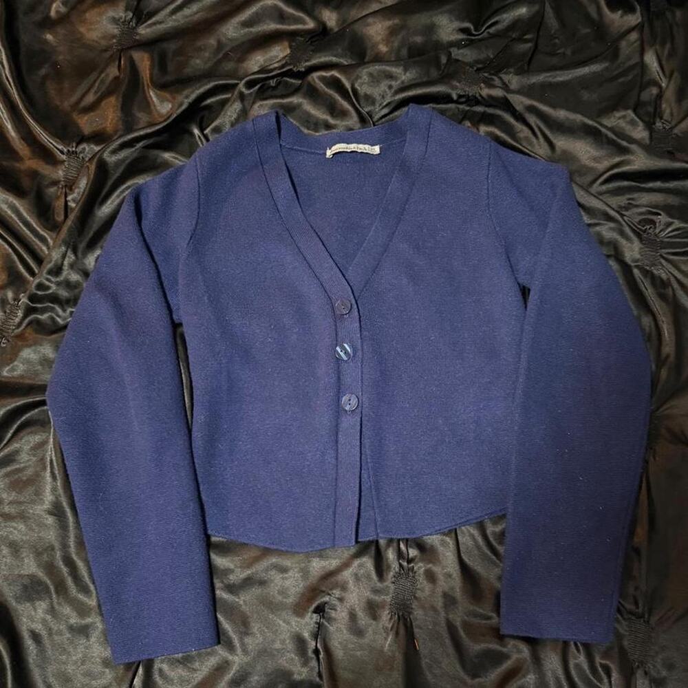 Abercrombie fitch navy blue sweater